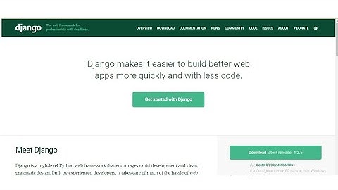 Vídeo tutorial Descargar e Instalar el framework Django en el computador. computador con Windows.