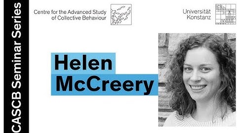 Helen McCreery - Problem solving and dynamic control in self-organized collectives