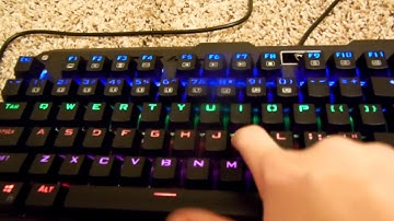 VicTsing 104-Key Cool Backlit Mechanical Gaming Keyboard - Review