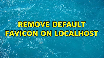 Remove default favicon on localhost (3 Solutions!!)