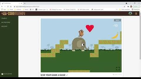 TLE Grade 7 - 1st Quarter Performance Task CodeMonkey Basic Programming