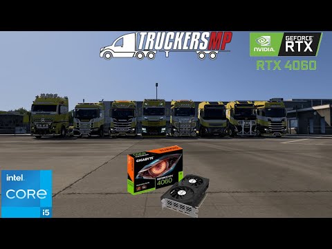 Windows 11:Euro Truck Simulator 2 1.59 1077 ETS2MCG I5 12400F RTX 4060 8GB★Truckers or Other★