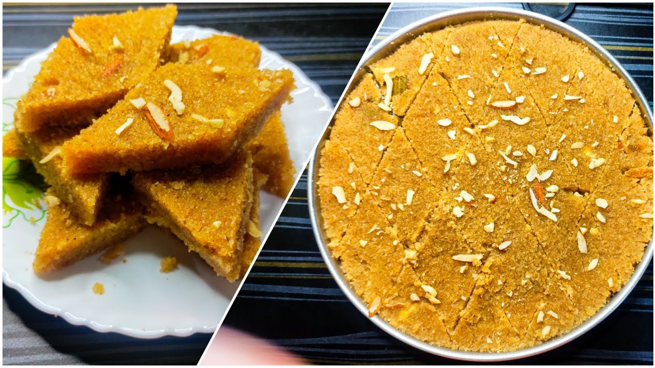 Suji Barfi | Diwali special sweet recipe | Suji ki mithai | Less ...