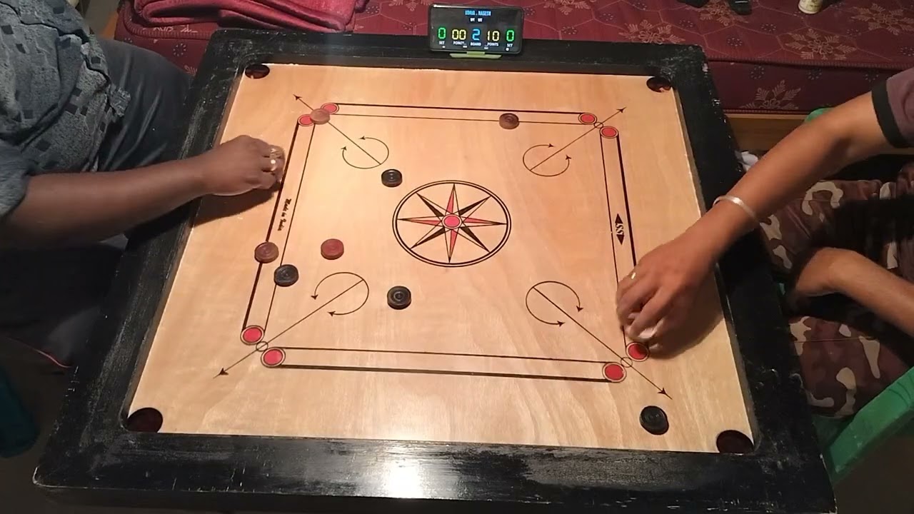 Nagesh Vs Uday Carrom Game 01 