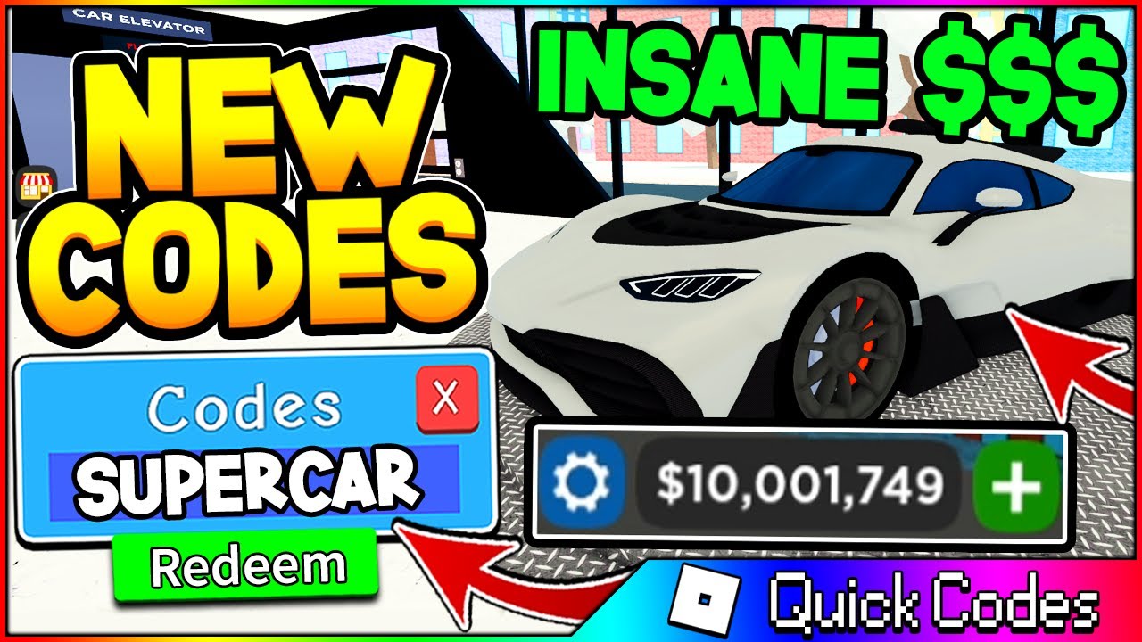 Роблокс dealership tycoon коды