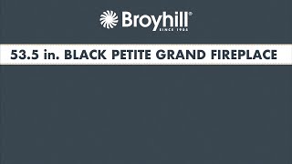 Broyhill 53.5 in. Petite Grand Console Fireplace Assembly