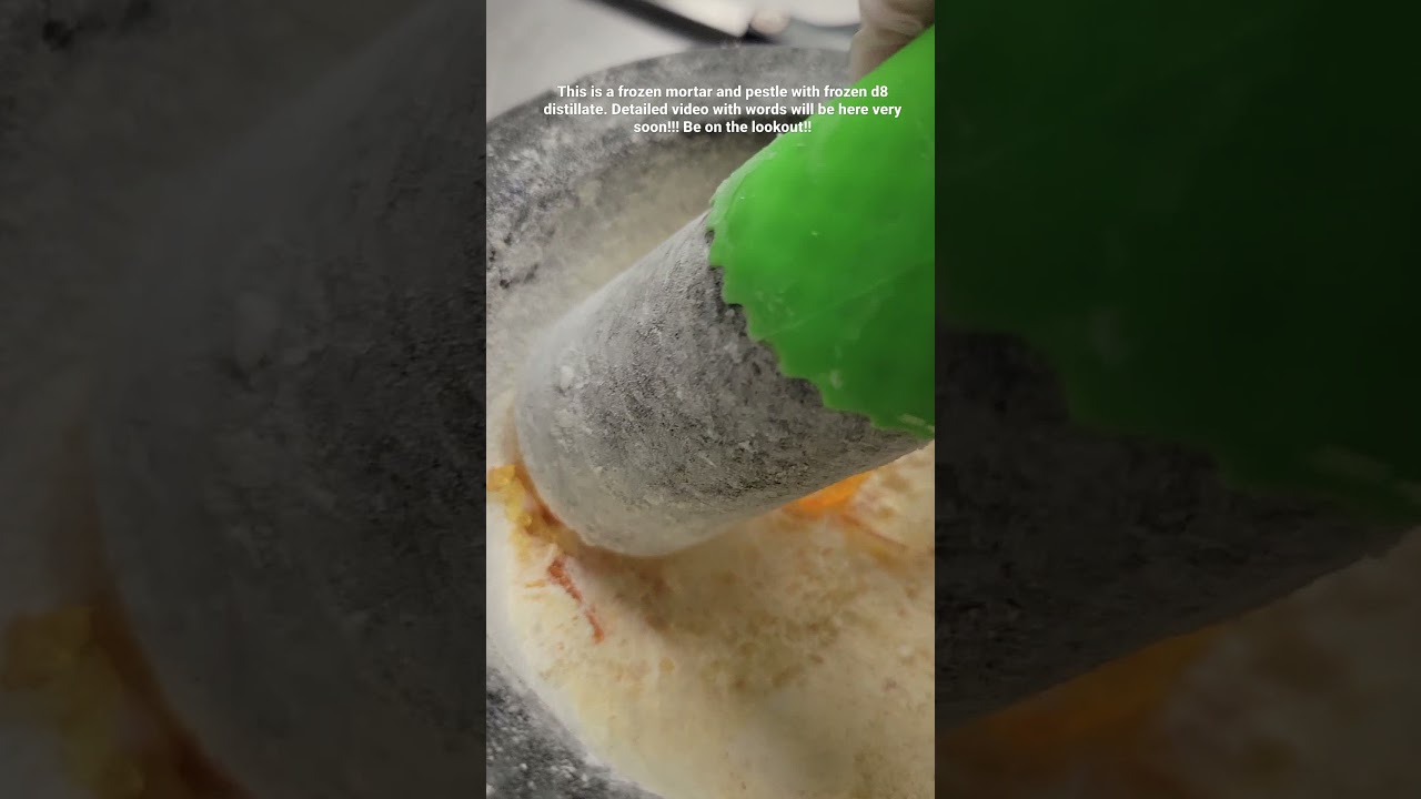 Preparing to infuse hemp flower with D8