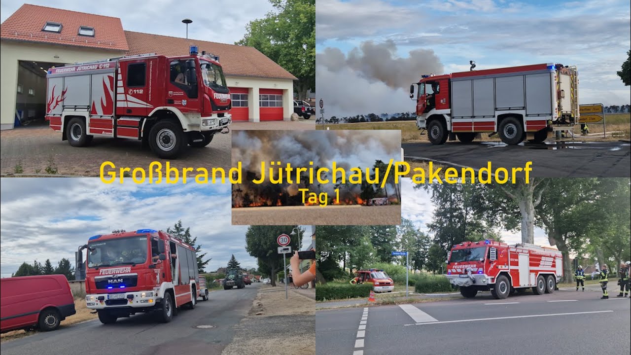 Großbrand Jütrichau/Pakendorf | Tag 1 🔥