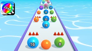 Ball Run 2048 - All Levels BIG UPDATE Mobile Gameplay Android, iOS ( Levels 176 - 197 ) screenshot 2