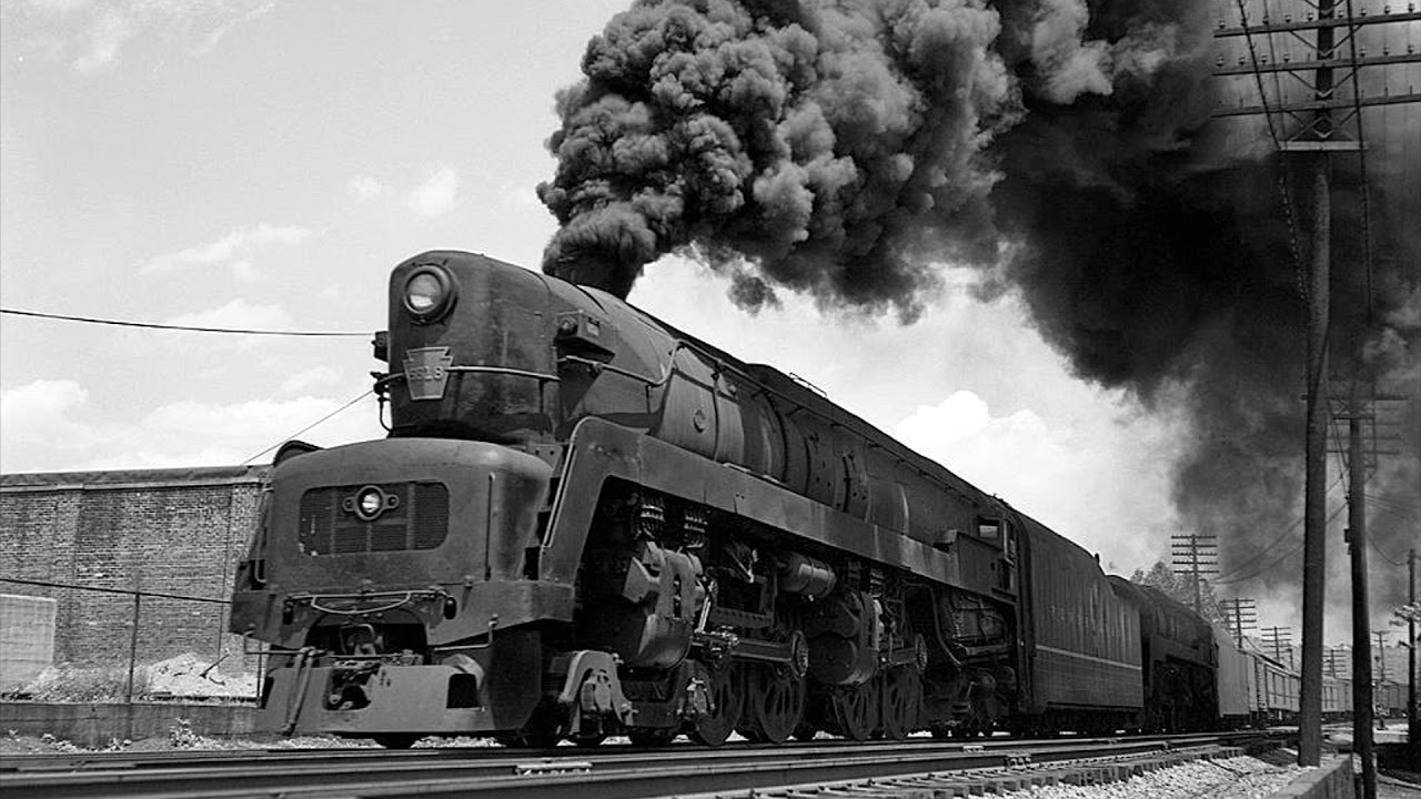 Prr 4 4 4 4 T 1 Steam Locomotive Original Sound Youtube