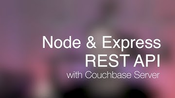 User Profile Store with Node.js and a NoSQL Database