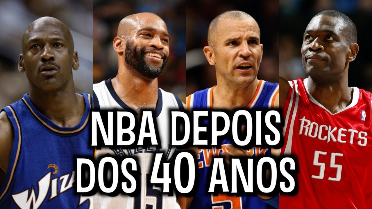 Os jogadores mais velhos atualmente e de toda a história da NBA