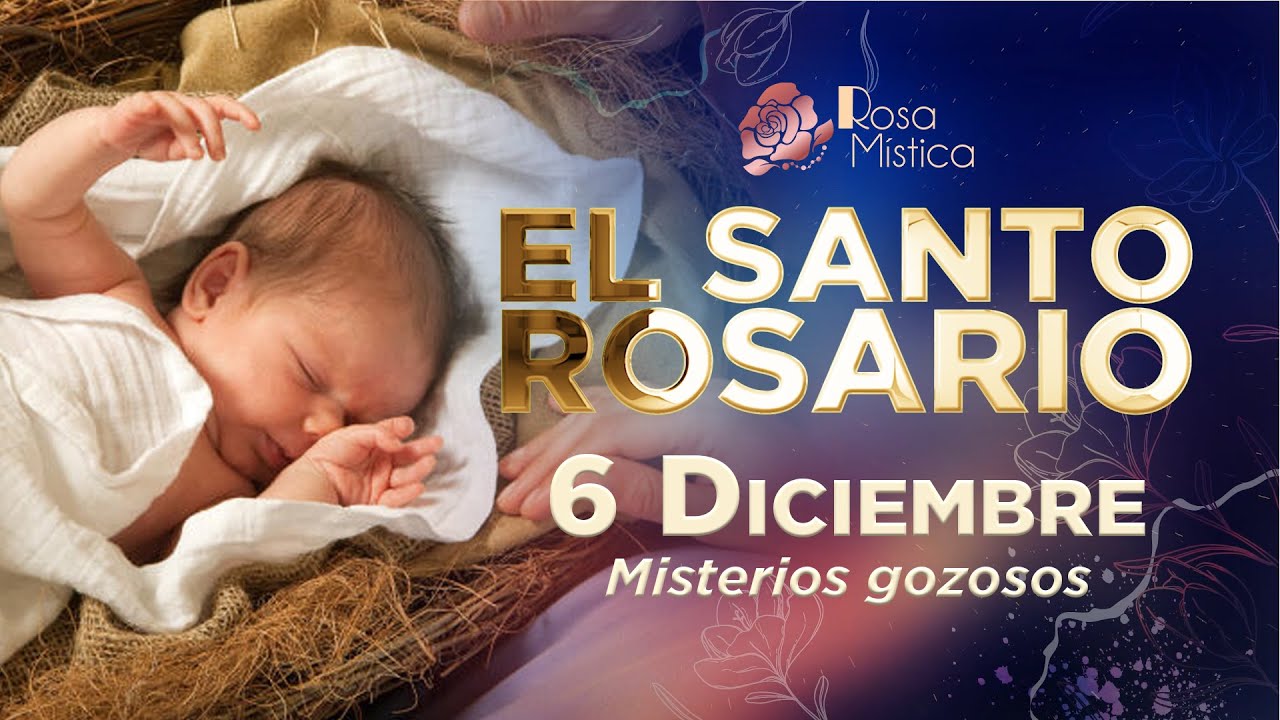 Santo Rosario de Hoy con Imágenes | Sábado 6 de Diciembre 2025 | Misterios gozosos