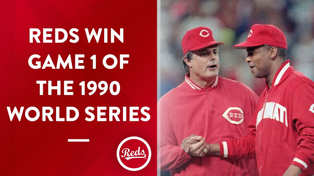 1990 World Series Game #1: A's at Reds 