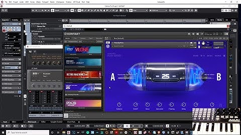 How to control native instruments Kontakt with AKAI APC KEY 25 in Cubase 10