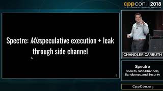 CppCon 2018: Chandler Carruth “Spectre: Secrets, Side-Channels, Sandboxes, and Security” screenshot 2