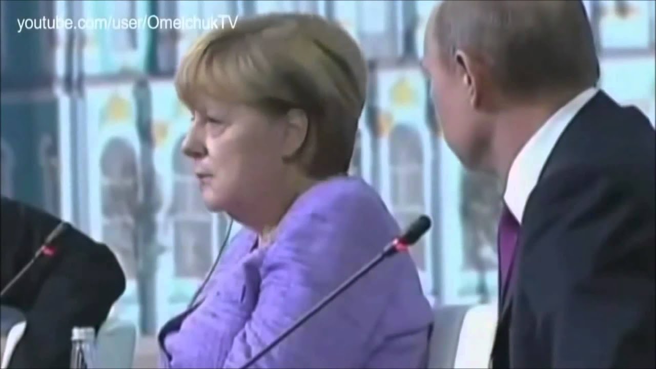 Putin Joke to Merkel