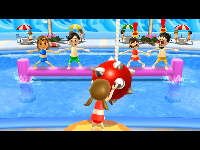 Wii Party Board Game Island - Zelda Vs Lucia Vs Takumi Vs Akira