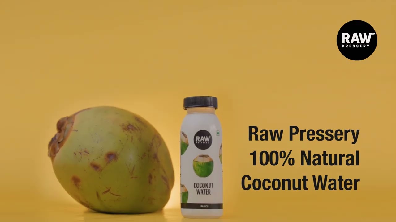 RAW Coconut Water Advertisement