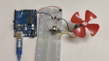 DC Motor Control using Arduino and Potentiometer