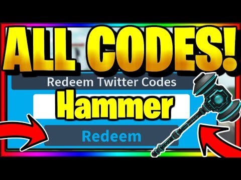 All New Secret Op Working Codes Roblox Hammer Simulator Youtube - code sign hammer in roblox infini