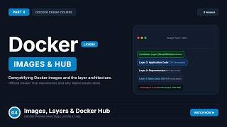 Inside Docker Images, Layers & Docker Hub (Docker Crash Course #4)