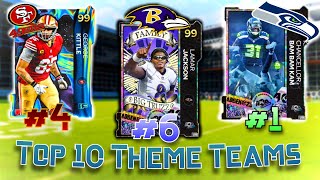 The Top 10 BEST* Theme Teams In Madden 24!