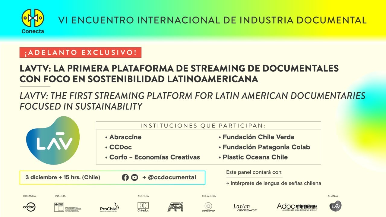 Panel 7  LAVtv: La primera plataforma de streaming de documentales con foco  en sostenibilidad 