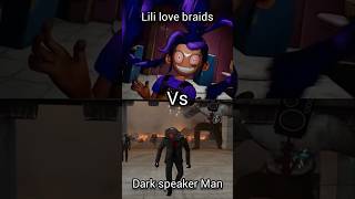 Lili love braids vs dark speaker Man #bringboomback #poppyplaytime #skibiditoilet