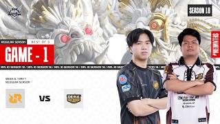 [Game - 1] RRQ HOSHI Vs DEWA UNITED | MPL ID S18 screenshot 5