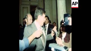 SYND 2 3 78 US ENVOY ATHERTON AND FOREIGN MINISTER KAMEL AT PRESS CONFERENCE