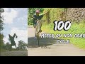 RECORD 100 meter on a non gear cycle 💯💯💯💯.......