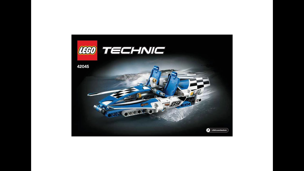 LEGO 42045 Race Boat Instructions LEGO TECHNIC 2016