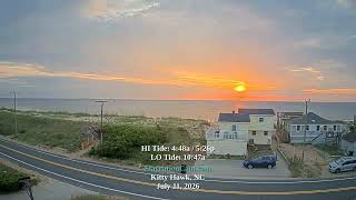 Kitty Hawk Sunrise July 11 2026 SlaycationCam com