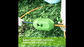 CordLock - Yard tool extension cord anti-disconnect case (Product link in description)