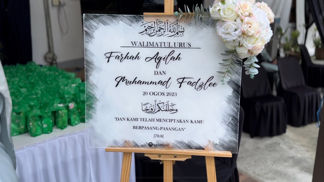 Walimatulurus Farhah & Fadzlee
