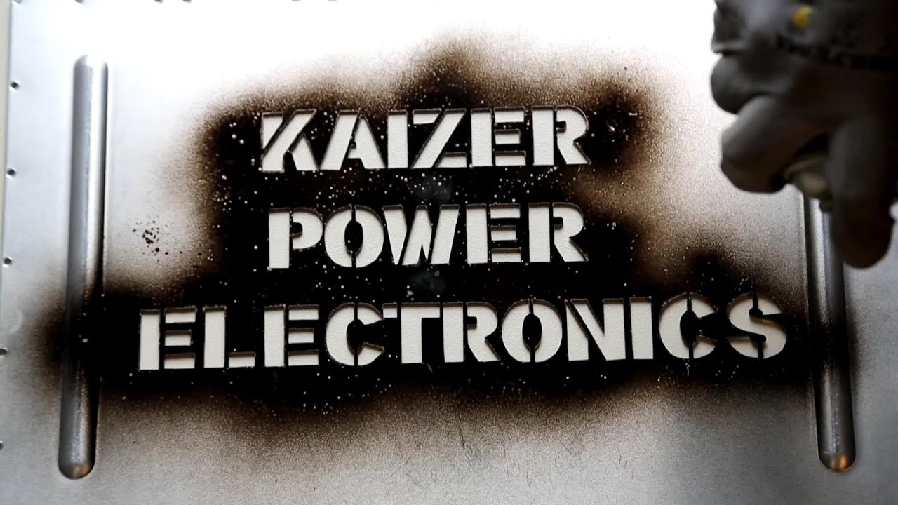 How To Make a Stencil For Spray Paint With Cheap Hand Tools YouTube