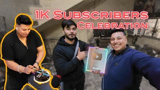 1K Subscribers Celebration , ReceivedPlay Button | Aditya Alankar Fitness |