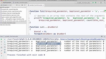 Variadic Function in PHP 5.6