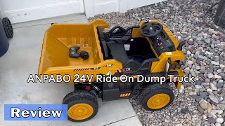 ANPABO 24V Ride On Dump Truck Review