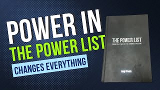 The Power in The Power List - Ultimate Productivity Hack