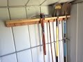 Quik n dirty tool rack for garden shed