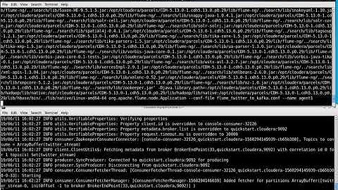 Flume Agent Twitter Stream with Kafka Sink Demo