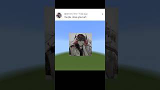 4 subscriber pixel art #minecraft #shorts #pixelart