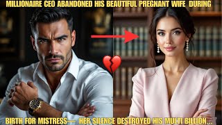 MILLIONAIRE CEO ABANDONED PREGNANT WIFE DURING BIRTH FOR MISTRESS — HER SILENCE DESTROYED HIS EMPIRE