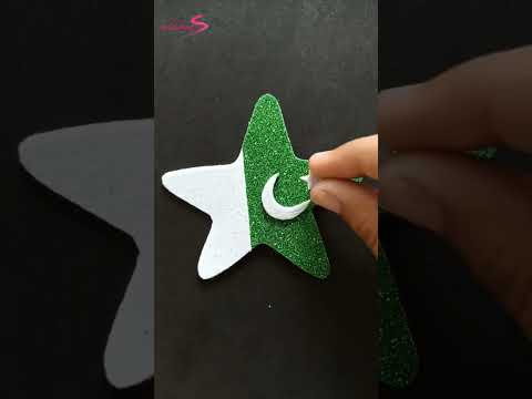 🇵🇰Pakistan independence day Badge making #14agust   #independenceday #shorts #viral #shortvideo
