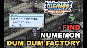 NUMEMON AT DUM DUM FACTORY & 5thBOSS HIANDROMON (PART 17) - DIGIMON WORLD 2003/DIGIMON WORLD 3 (PS1)