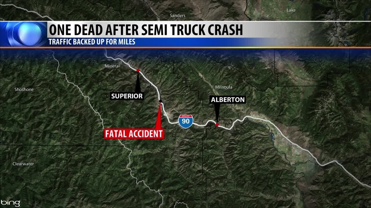 Fatal crash closes I-90 near Superior