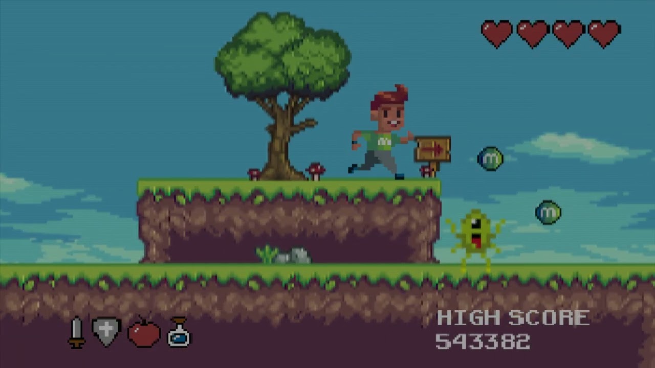 Retro Video Game Animation