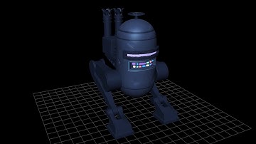 Mudbox - Robot Turnaround Test